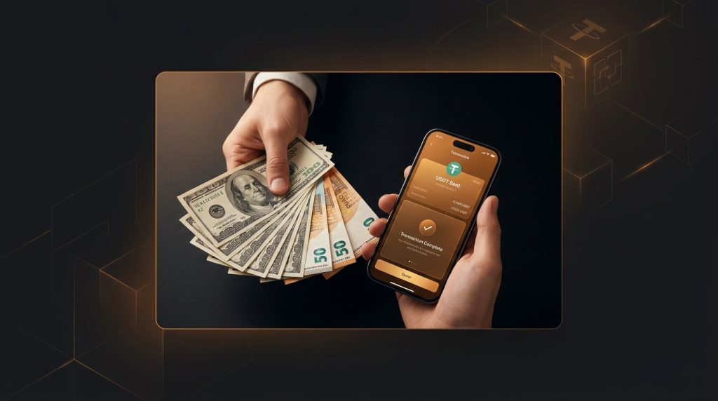 обменять USDT наличными