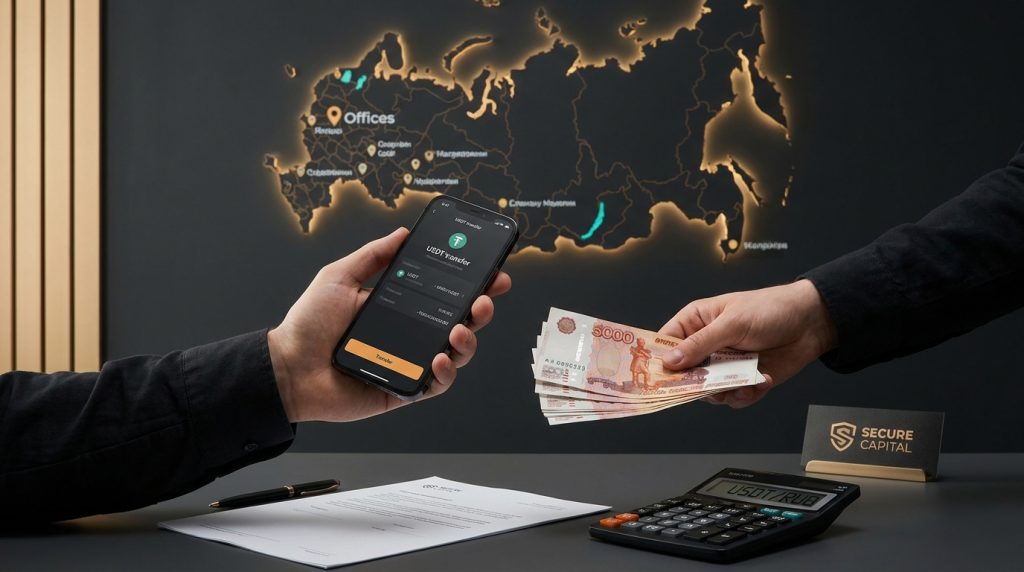 обмен usdt наличными